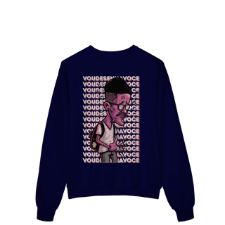 Nome do produto Moletom Estampado Fechado – Caricatura Exclusiva | VOU DESENHAR VOCÊ