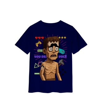 Nome do produto Camisa Estampada INFANTIL – Caricatura Exclusiva | VOU DESENHAR VOCÊ