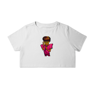 Nome do produto Camisa Estampada Cropped– Caricatura Exclusiva | VOU DESENHAR VOCÊ