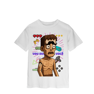 Nome do produto Camisa Estampada INFANTIL – Caricatura Exclusiva | VOU DESENHAR VOCÊ