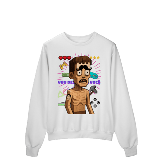 Nome do produto Moletom Estampado Fechado – Caricatura Exclusiva | VOU DESENHAR VOCÊ