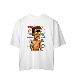Nome do produto Camisa Estampada Oversized – Caricatura Exclusiva | VOU DESENHAR VOCÊ