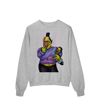 Nome do produto Moletom Estampado Fechado – Caricatura Exclusiva | VOU DESENHAR VOCÊ