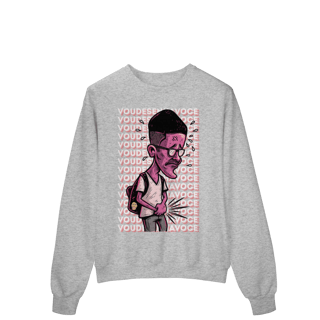 Nome do produto Moletom Estampado Fechado – Caricatura Exclusiva | VOU DESENHAR VOCÊ