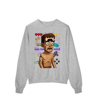 Nome do produto Moletom Estampado Fechado – Caricatura Exclusiva | VOU DESENHAR VOCÊ