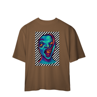 Nome do produto Camisa Estampada Oversized – Caricatura Exclusiva | VOU DESENHAR VOCÊ