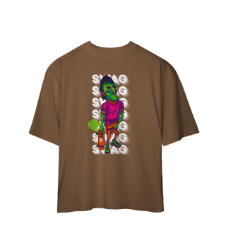 Nome do produto Camisa Estampada Oversized – Caricatura Exclusiva | VOU DESENHAR VOCÊ