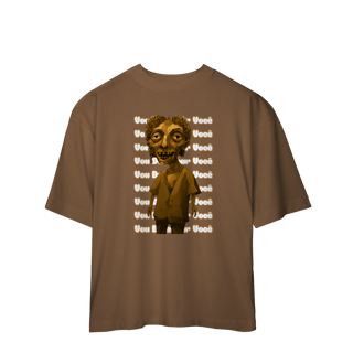 Nome do produto Camisa Estampada Oversized – Caricatura Exclusiva | VOU DESENHAR VOCÊ