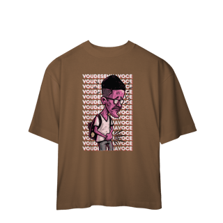 Nome do produto Camisa Estampada Oversized – Caricatura Exclusiva | VOU DESENHAR VOCÊ