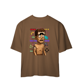 Nome do produto Camisa Estampada Oversized – Caricatura Exclusiva | VOU DESENHAR VOCÊ