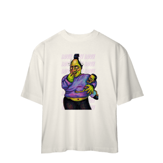 Nome do produto Camisa Estampada Oversized – Caricatura Exclusiva | VOU DESENHAR VOCÊ