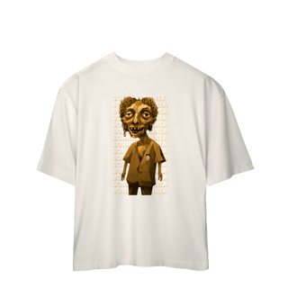 Nome do produto Camisa Estampada Oversized – Caricatura Exclusiva | VOU DESENHAR VOCÊ