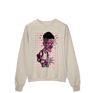 Nome do produto Moletom Estampado Fechado – Caricatura Exclusiva | VOU DESENHAR VOCÊ