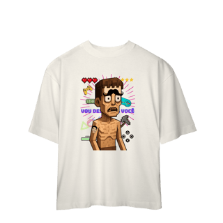 Nome do produto Camisa Estampada Oversized – Caricatura Exclusiva | VOU DESENHAR VOCÊ