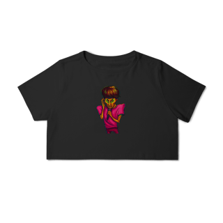 Nome do produto Camisa Estampada Cropped– Caricatura Exclusiva | VOU DESENHAR VOCÊ