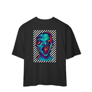 Nome do produto Camisa Estampada Oversized – Caricatura Exclusiva | VOU DESENHAR VOCÊ