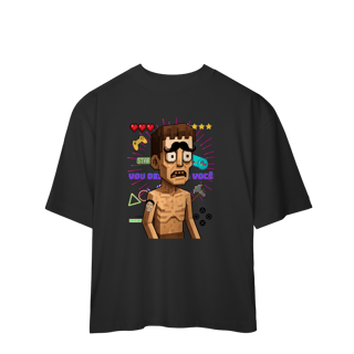 Nome do produto Camisa Estampada Oversized – Caricatura Exclusiva | VOU DESENHAR VOCÊ