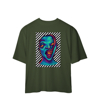 Nome do produto Camisa Estampada Oversized – Caricatura Exclusiva | VOU DESENHAR VOCÊ