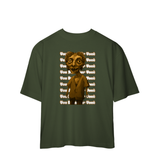 Camisa Estampada Oversized – Caricatura Exclusiva | VOU DESENHAR VOCÊ