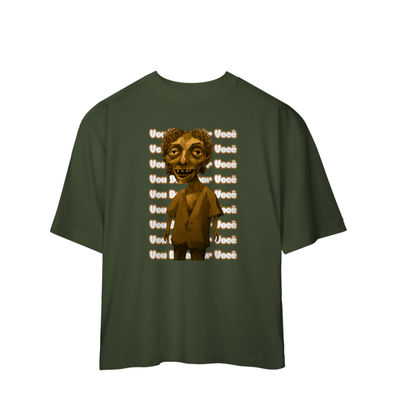 Camisa Estampada Oversized – Caricatura Exclusiva | VOU DESENHAR VOCÊ