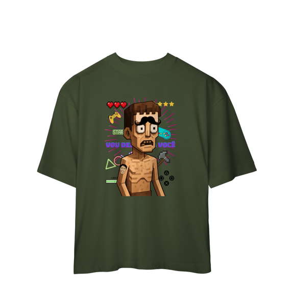 Camisa Estampada Oversized – Caricatura Exclusiva | VOU DESENHAR VOCÊ