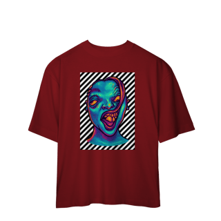 Nome do produto Camisa Estampada Oversized – Caricatura Exclusiva | VOU DESENHAR VOCÊ