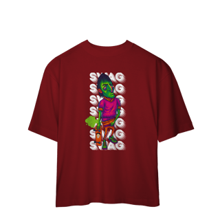 Nome do produto Camisa Estampada Oversized – Caricatura Exclusiva | VOU DESENHAR VOCÊ