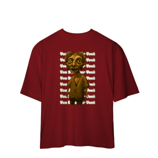 Nome do produto Camisa Estampada Oversized – Caricatura Exclusiva | VOU DESENHAR VOCÊ