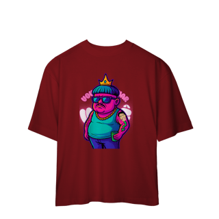 Nome do produto Camisa Estampada Oversized – Caricatura Exclusiva | VOU DESENHAR VOCÊ