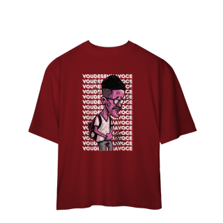 Nome do produto Camisa Estampada Oversized – Caricatura Exclusiva | VOU DESENHAR VOCÊ