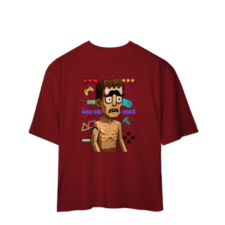 Nome do produto Camisa Estampada Oversized – Caricatura Exclusiva | VOU DESENHAR VOCÊ