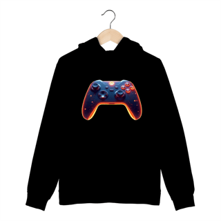 Nome do produto Moletom Personalizado Estampa Controle Video Game | Moletom Prime Canguru com Touca e Bolso