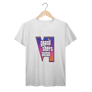 Nome do produto Camiseta GTA VI | Estampa Traz e Frente | GTA 6