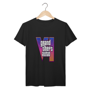 Camiseta GTA VI | Estampa Traz e Frente | GTA 6