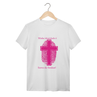 Nome do produto Camiseta T-Shirt Quality Minha Identidade é servo do Senhor