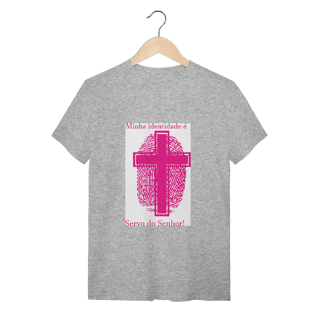 Nome do produto Camiseta T-Shirt Quality Minha Identidade é servo do Senhor