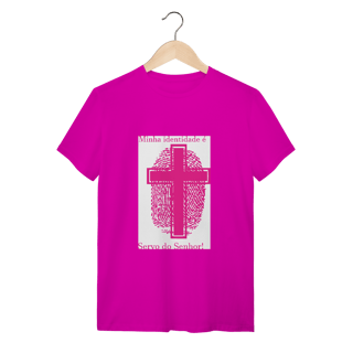 Nome do produto Camiseta T-Shirt Quality Minha Identidade é servo do Senhor