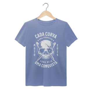 Nome do produtoCamiseta Estonada Cada Curva Uma Promessa