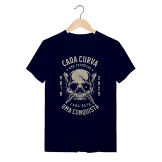 Nome do produtoCamiseta Essencial Cada Curva Uma Promessa