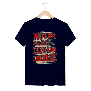 Nome do produtoCamiseta Essencial Motor, Ação, Estrada, Liberdade