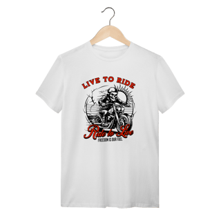 Nome do produtoCamiseta Essencial Live to Ride