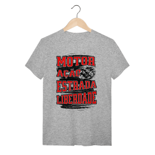 Nome do produtoCamiseta Essencial Motor, Ação, Estrada, Liberdade