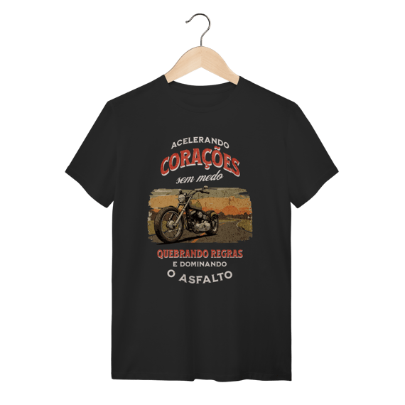 Camiseta Essencial Acelerando Corações Sem Medo