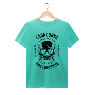 Nome do produtoCamiseta Estonada Cada Curva Uma Promessa