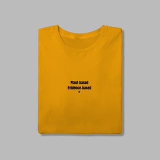 Nome do produto Camiseta Plant Based, Evidence based
