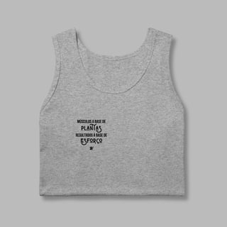Nome do produto Regata Masculina Músculos à Base de Plantas