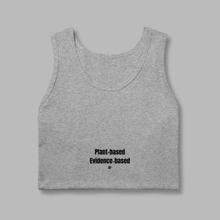 Nome do produto Regata Masculina Plant Based, Evidence based