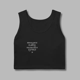 Nome do produto Regata Masculina Músculos à Base de Plantas