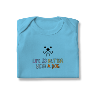 Nome do produto Body - Life is Better With a Dog