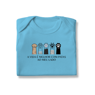 Nome do produto Body - A Vida é Melhor Com Patas